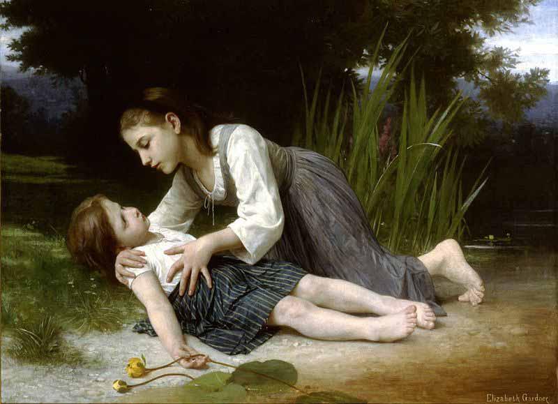 Elizabeth Jane Gardner The Imprudent Girl Germany oil painting art